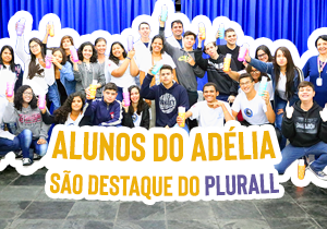 Alunos do Colégio Adélia são destaque em premiação da plataforma Plurall